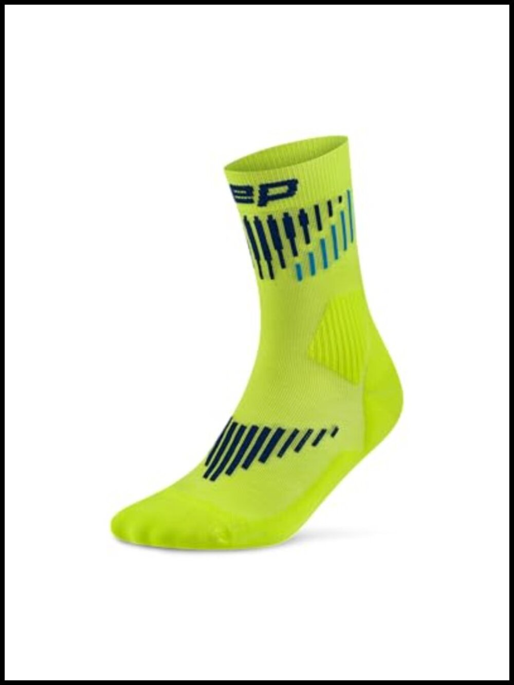 Merino Wool Mid Cut Compression Athletic Socks for Running Hiking
